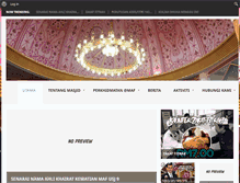 Tablet Screenshot of masjidalfalah.com